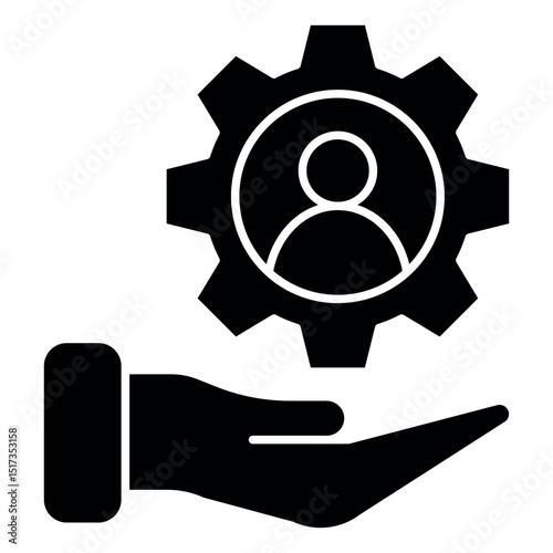 Service sign symbol vector flat icon