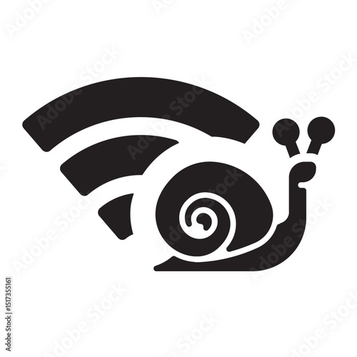 Snail with signal indicator