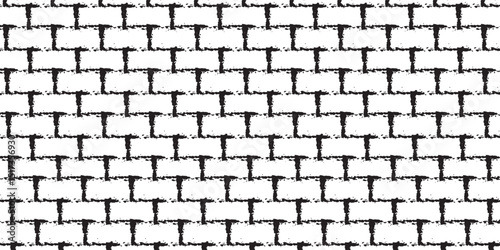 White brick wall background. Brick wall background. white or dark gray pattern grainy concrete wall stone texture background.