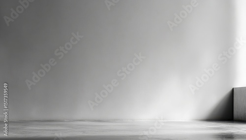 Minimalist grayscale interior