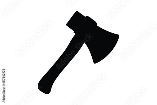 Axe black silhouette vector, Axe icon vector, Axe vector illustration