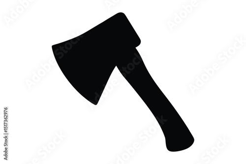 Axe black silhouette vector, Axe icon vector, Axe vector illustration