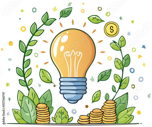Earth-Friendly Bulb Art