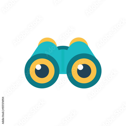 binoculars icon symbolizing vision and search 