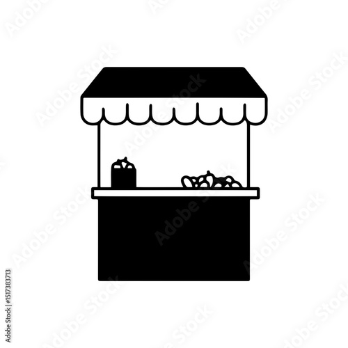 A Beautiful Shop Icon Perfecting E-Commerce Aesthetics
