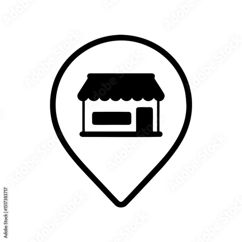 Shop Location Icon for the Best Uses in Navigation and Retail Apps