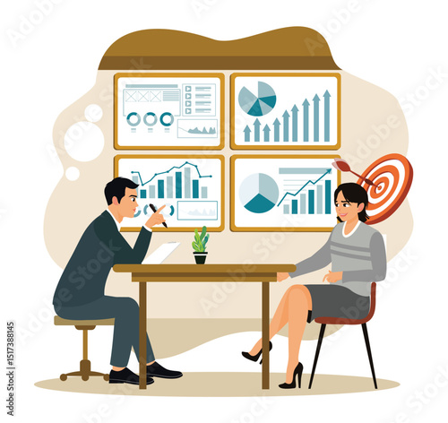 Entrepreneurs provide direction to clients to achieve targets.