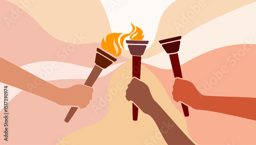 passing the flame of knowledge
