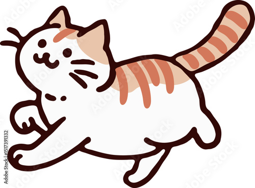 고양이,고양이그림,고양이일러스트,야옹이,귀여운고양이,하얀고양이,cat,cat drawing,cat illustration,cat meow,cute cat,white cat,sitting cat,달리는고양이,뛰는고양이,Running cat,jumping cat,spotted cat