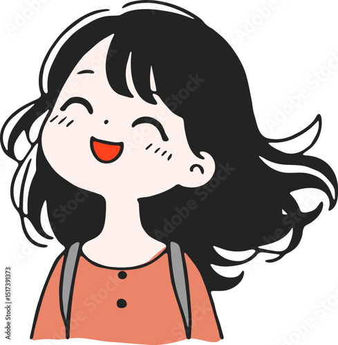 웃는소녀,웃는아이,웃는여자아이,미소,환한미소,웃는캐릭터,웃음,행복한표정,행복한얼굴,귀여운소녀,미소짓는소녀,귀여운여자아이,smiling girl,smiling,smiling character,happy expression,happy face,cute girl