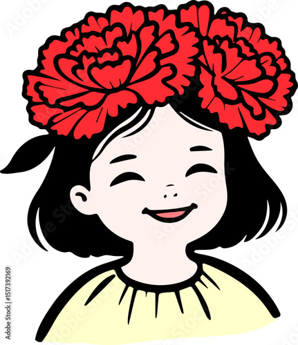 카네이션,카네이션머리띠,어버이날,스승의날,가정의달,엄마아빠감사합니다,감사해요,사랑해요,카네이션을든아이,왕꽃,큰카네이션,카네이션꽃,carnation,carnation headband,parent's day,teacher's day,family month,mom and dad,thank you,I love you,crowns,big carnations,carn
