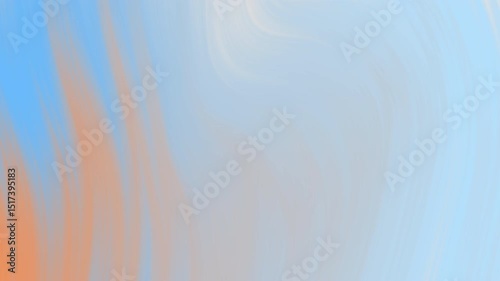 Fondus pastel bleu et orange