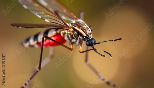 Mosquito close up macro shot vector borne disease insect pest control blood