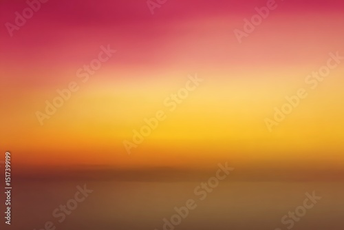 Abstract gradient sunset sky background image