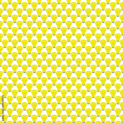 seamless pattern with Bulbs