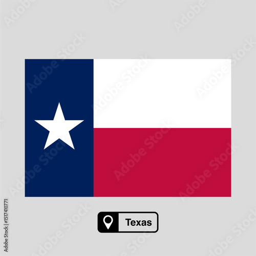 Free Download texas flag vector isolated on transparent background - GFXLoad