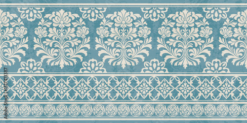 Ethnic Motifs Ikat floral paisley embroidery floral. ikat Saree Sarong oriental pattern traditional.Ikat embroidery style abstract embroidery design for texture,fabric,clothing,wrapping,decoration