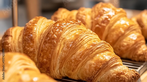 A charming bakery with a refined, aristocratic touch and soft morning light