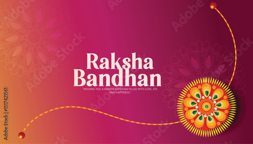 Illustration of a brother and sister enjoying Raksha Bandhan, an Indian festival celebrating the bond of siblings, with traditional attire, a Rakhi, and a joyful atmosphere.