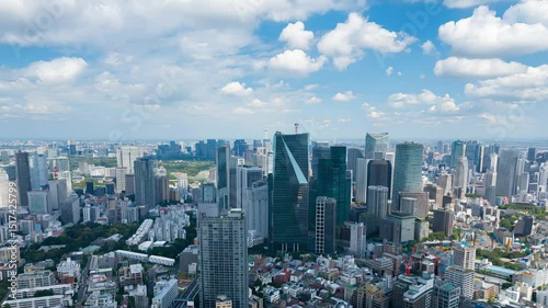 東京都心・ドローン撮影イメージ　六本木上空