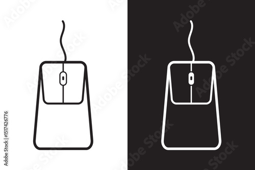 wireless mouse icon vector illustration