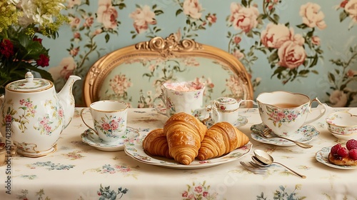 A classic European bakery where freshly baked baguettes line the shelves