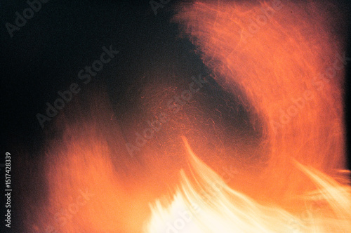 Abstract fire shot