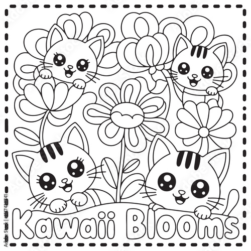 WebBold & Easy Simple Flowers Coloring Pages For Kids
