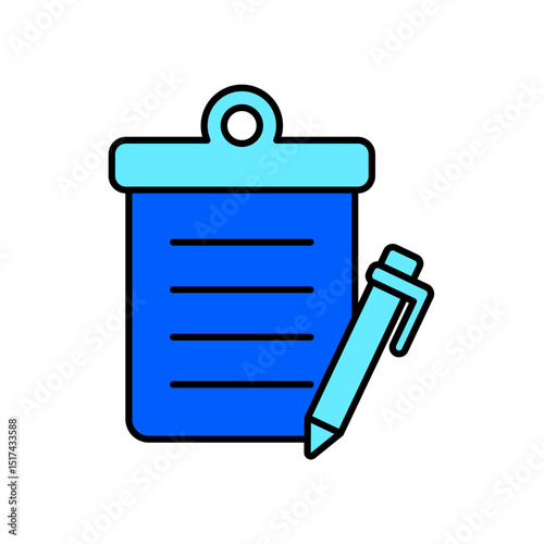 Icon a note, isolated against a clean background.