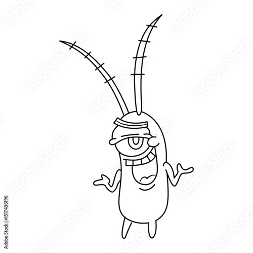 Plankton outline icon
