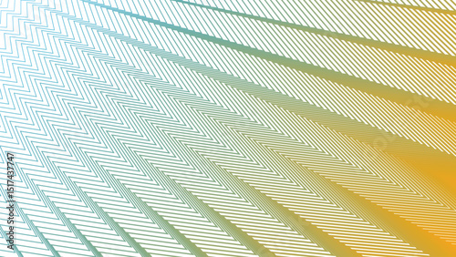 Green Yellow Zigzag Pattern Background for Energetic and Bold Design