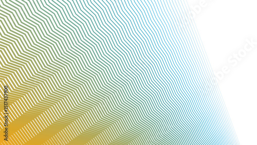 Green Yellow Zigzag Pattern Background for Energetic and Bold Design
