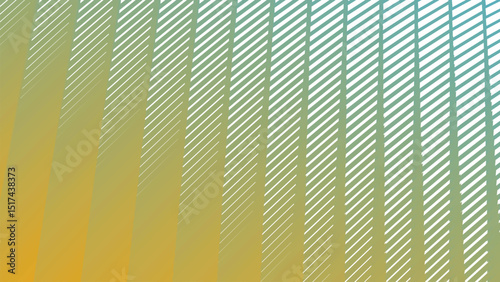 Green Yellow Zigzag Pattern Background for Energetic and Bold Design