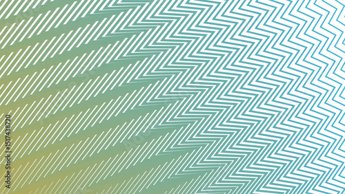 Green Yellow Zigzag Pattern Background for Energetic and Bold Design