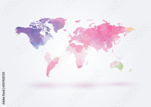world map new