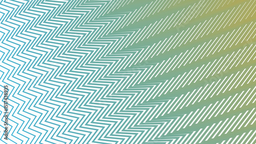 Green Yellow Zigzag Pattern Background for Energetic and Bold Design