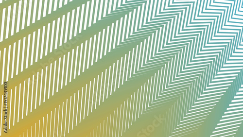 Green Yellow Zigzag Pattern Background for Energetic and Bold Design