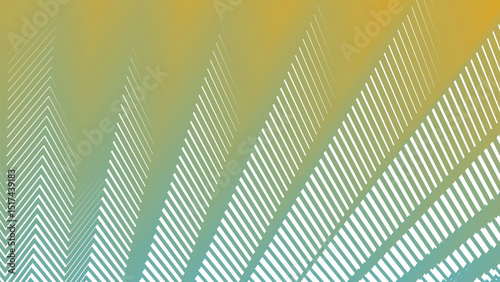 Green Yellow Zigzag Pattern Background for Energetic and Bold Design
