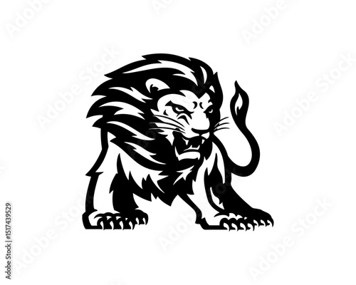 lion head vector