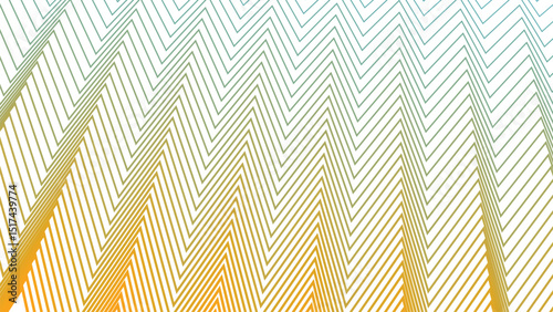 Green Yellow Zigzag Pattern Background for Energetic and Bold Design