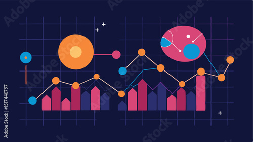 AI Brain Next to a Factory Illustrate an AI brain next to a factory with icons of currency commodities and stocks being processed symbolizing the integration of AI in various