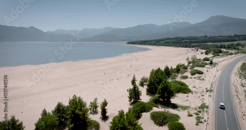 Lonely lake in south africa