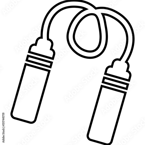 Skipping, rope, jumping icon