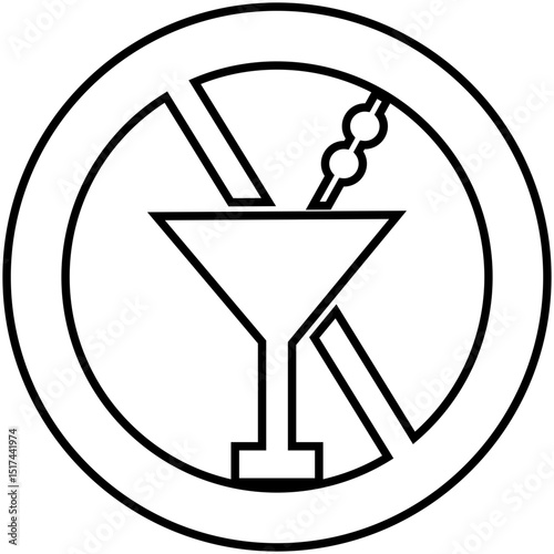 cocktail icon vector illustration