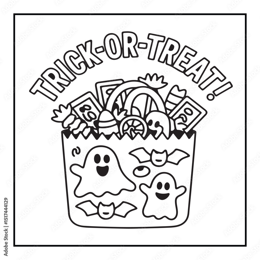 Fototapeta premium Dreaming Tree Coloring Pages For Kids
