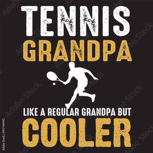 tennis grandpa like a regular grandpa but cooler