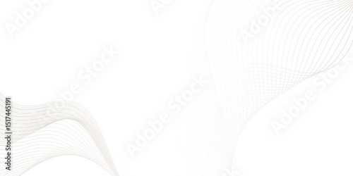 Futuristic technology and sound wave pattern of digital and communication technology, monochrome thin lines, abstract interlacing lines and points digital connection of digital and modern technology.