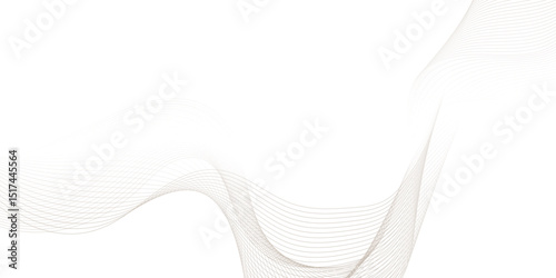 Futuristic technology and sound wave pattern of digital and communication technology, monochrome thin lines, abstract interlacing lines and points digital connection of digital and modern technology.