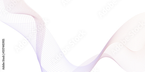 soft color line for business and technology background cover and card design, dynamic and floating geometric curve wave line patterns, modern sound equalizer with curve wavy geometric line patterns.