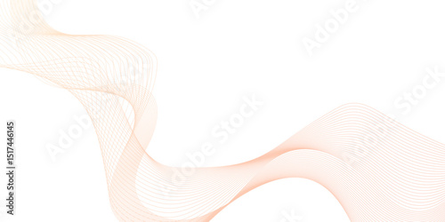 Futuristic technology and sound wave pattern of digital and communication technology, monochrome thin lines, abstract interlacing lines and points digital connection of digital and modern technology.